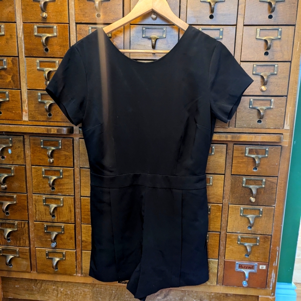 Black romper, size M
